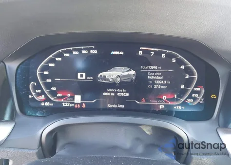 2023 BMW M4 Competition xDrive из США, поврежденный, VIN WBS43AZ06PCM93511